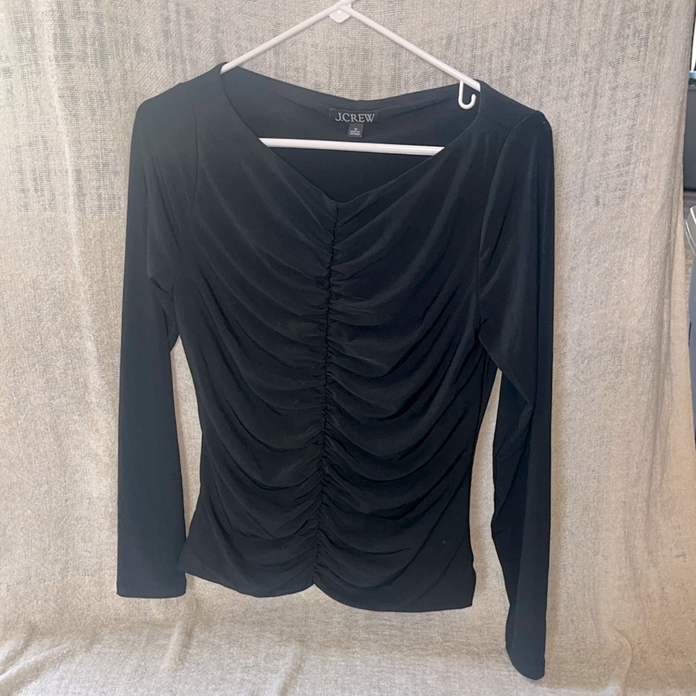 J. Crew Ruched Top